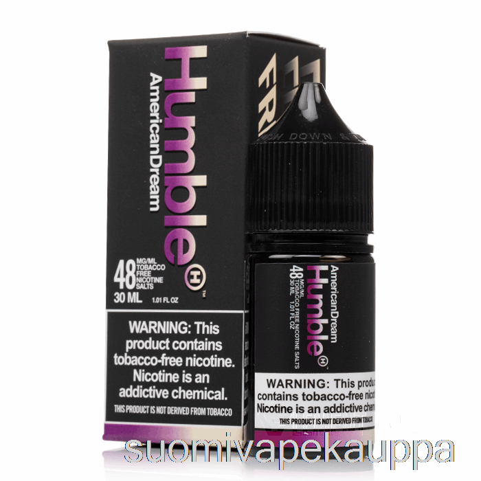 Vape Kauppa Amerikkalainen Unelma - Nöyrä Suola - 30ml 48mg